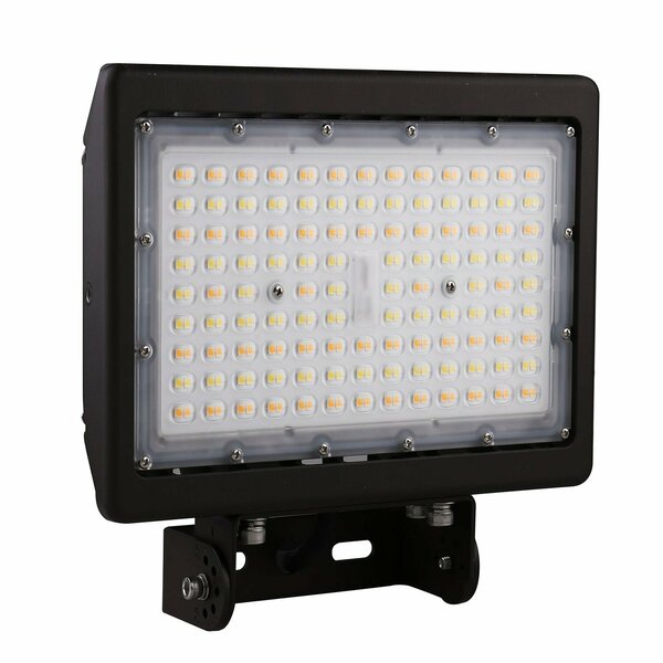 Beyond Led Technology LED Flood Light | 90 W |11321 Lumens | Adj CCT 3000K-4000K-5000K|Yoke Mount|Bronze Housing BLT-FL06-90WCH8A1-BRFMCA30/40/50/y